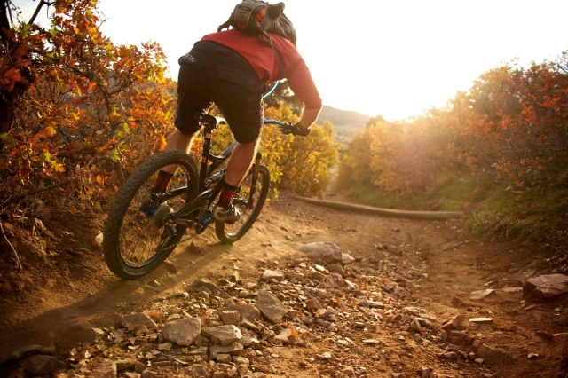 In mountain bike